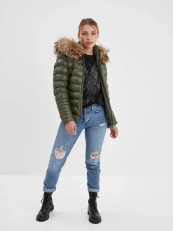 Adela - Doudoune en cuir femme