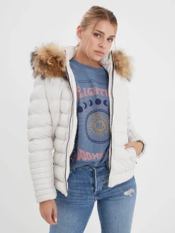 Adela - Doudoune en cuir femme