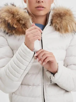 Adela - Doudoune en cuir femme