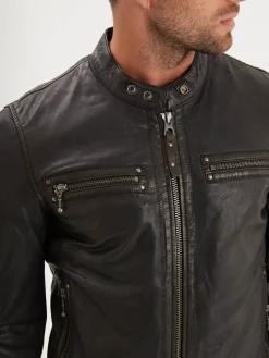 Akronima - Blouson cuir motard