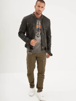 Akronima - Blouson cuir motard