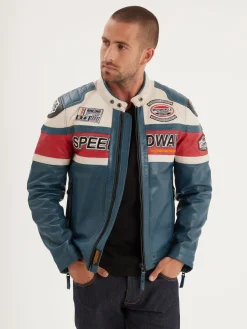 Albon - Blouson cuir motard
