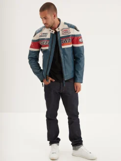 Albon - Blouson cuir motard