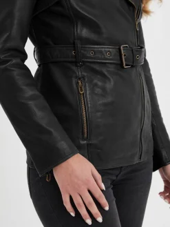 Aliona - Trench en cuir femme