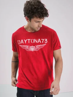 American - T-shirt imprimé daytona 73