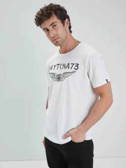 American - T-shirt imprimé daytona 73