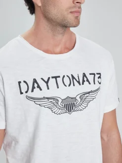 American - T-shirt imprimé daytona 73