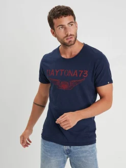 American - T-shirt imprimé daytona 73