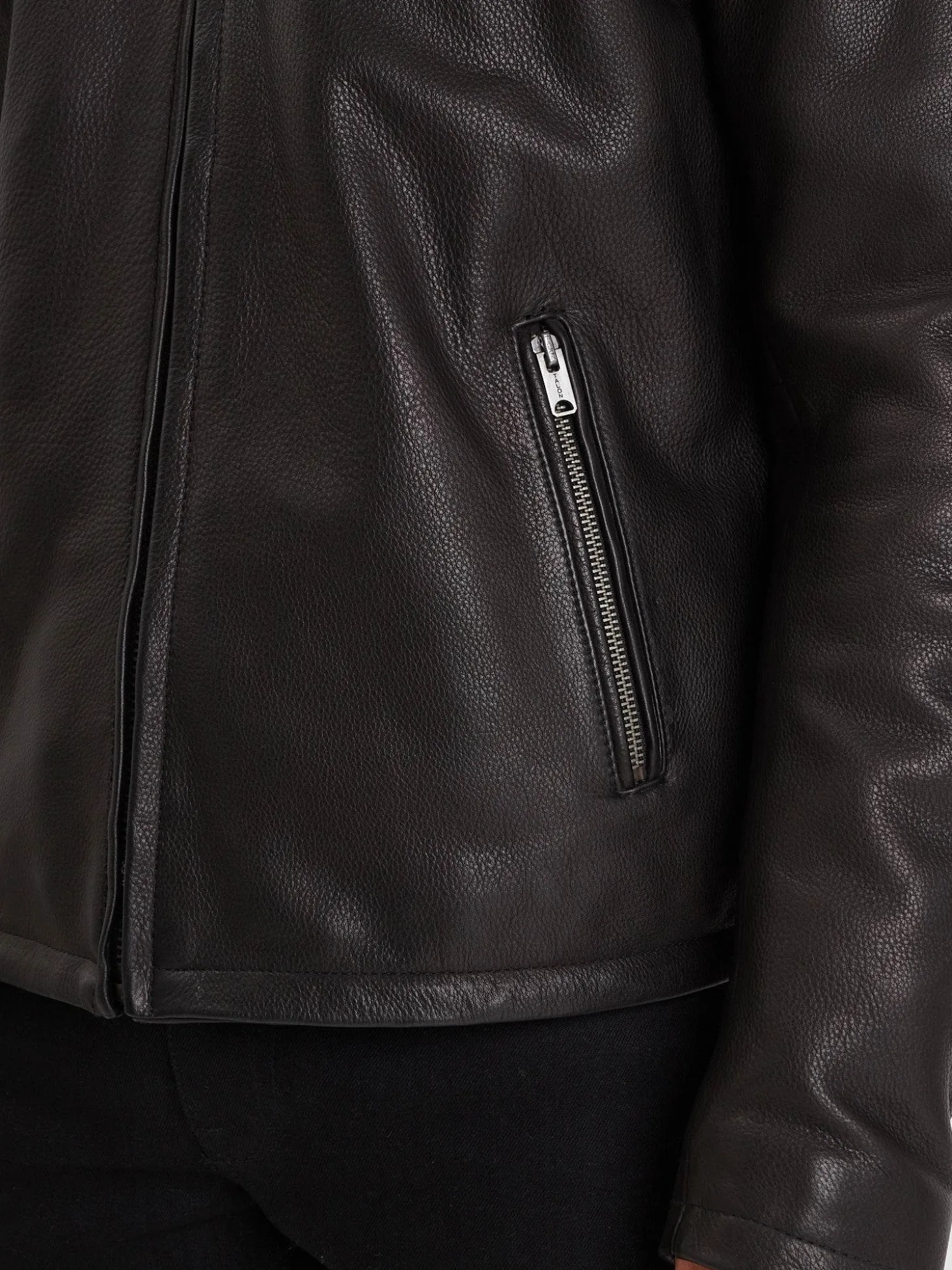 Asphalt - Blouson cuir aviateur homme