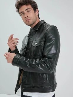 Baker - Blouson cuir homme