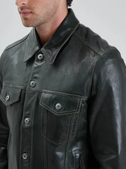 Baker - Blouson cuir homme
