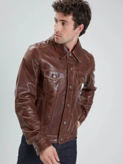 Baker - Blouson cuir homme