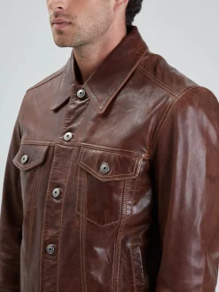 Baker - Blouson cuir homme
