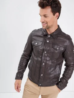Baker - Blouson cuir homme
