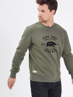 Bear - Sweat coton homme