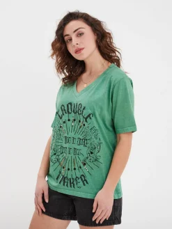 Bexhill - T-shirt rock femme