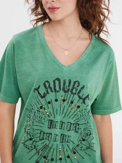 Bexhill - T-shirt rock femme