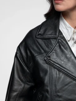 Bideford - Blouson cuir femme
