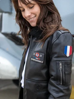 Blouson en cuir - Aéronautique navale