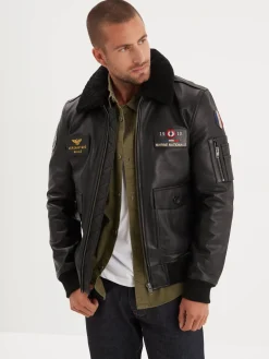 Blouson en cuir - Aéronautique navale