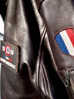 Blouson en cuir - Aéronautique navale