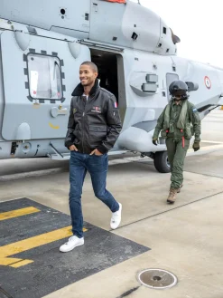 Blouson en cuir - Aéronautique navale