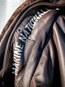 Blouson en cuir - Aéronautique navale