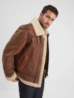 Bombardier - Blouson aviateur cuir homme