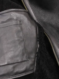 Bombardier - Blouson aviateur cuir homme