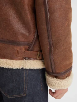 Bombardier - Blouson aviateur cuir homme