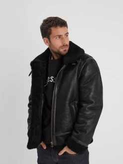 Bombardier - Blouson aviateur cuir homme