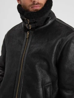 Bombardier - Blouson aviateur cuir homme