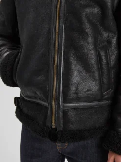 Bombardier - Blouson aviateur cuir homme