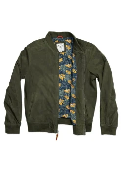 Bomber goat suede