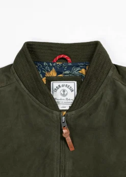 Bomber goat suede