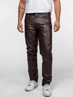 Booling - Pantalon cuir homme