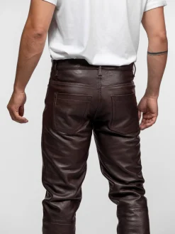 Booling - Pantalon cuir homme