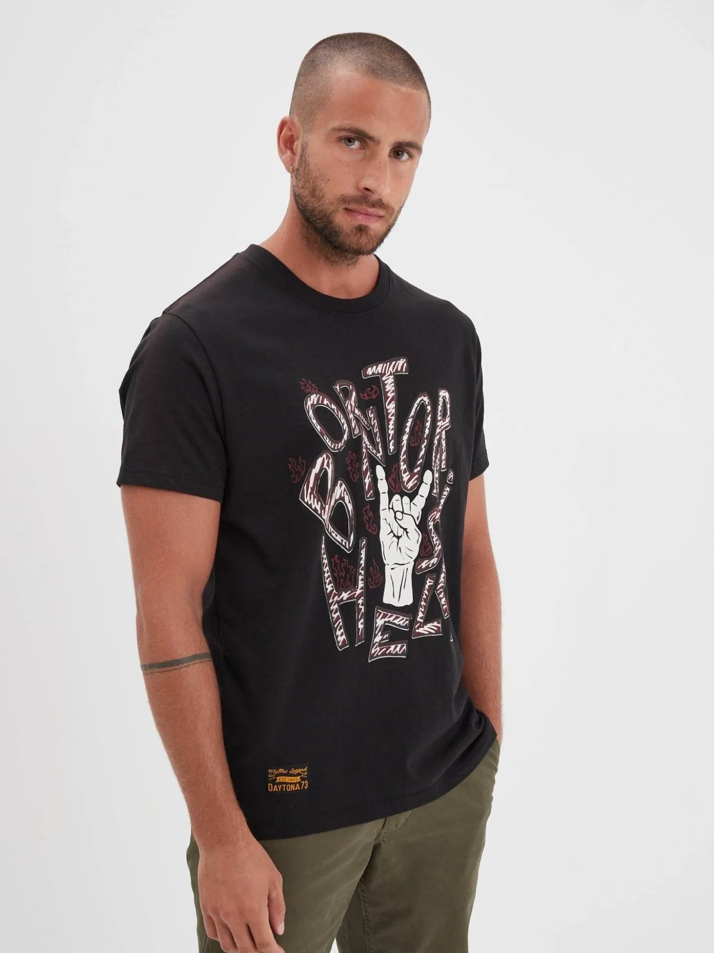 Borntor - T-shirt moto homme