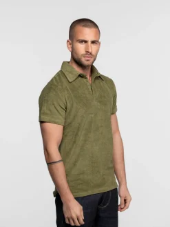 Brody - Polo eponge homme
