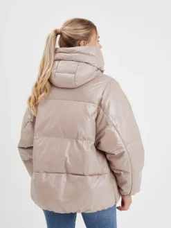 Bulia - Doudoune en cuir femme