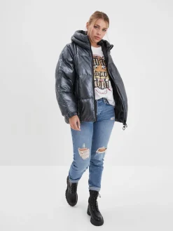 Bulia - Doudoune en cuir femme