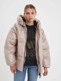 Bulia - Doudoune en cuir femme