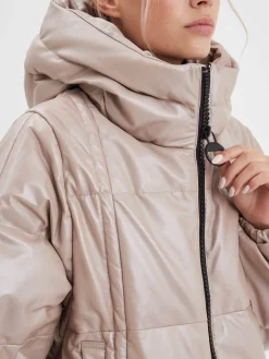 Bulia - Doudoune en cuir femme