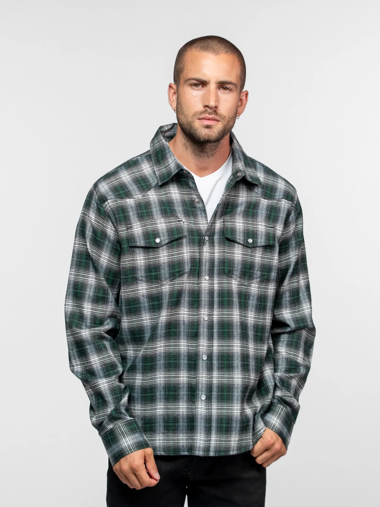 Burns - Chemise flanelle homme