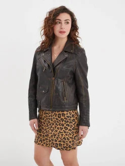 Carmen - Blouson cuir femme