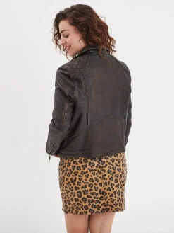 Carmen - Blouson cuir femme