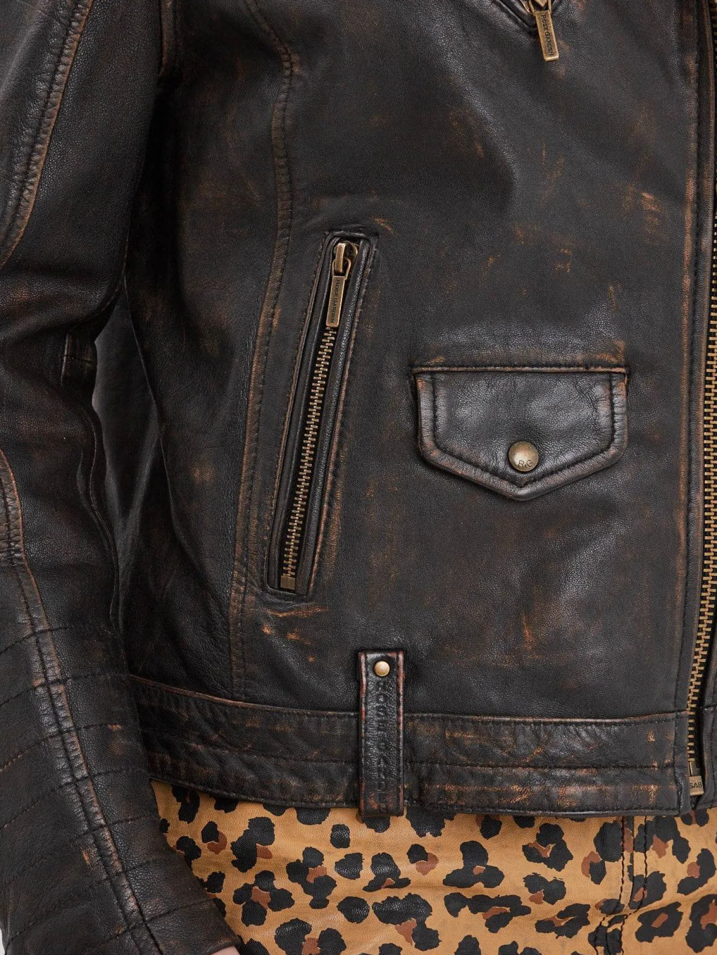 Carmen - Blouson cuir femme
