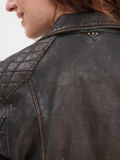 Carmen - Blouson cuir femme