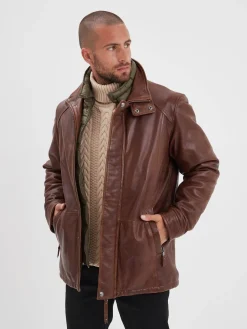 Cerro - Veste vintage cuir homme