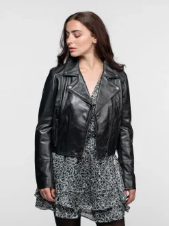 Cindy - Blouson cuir femme